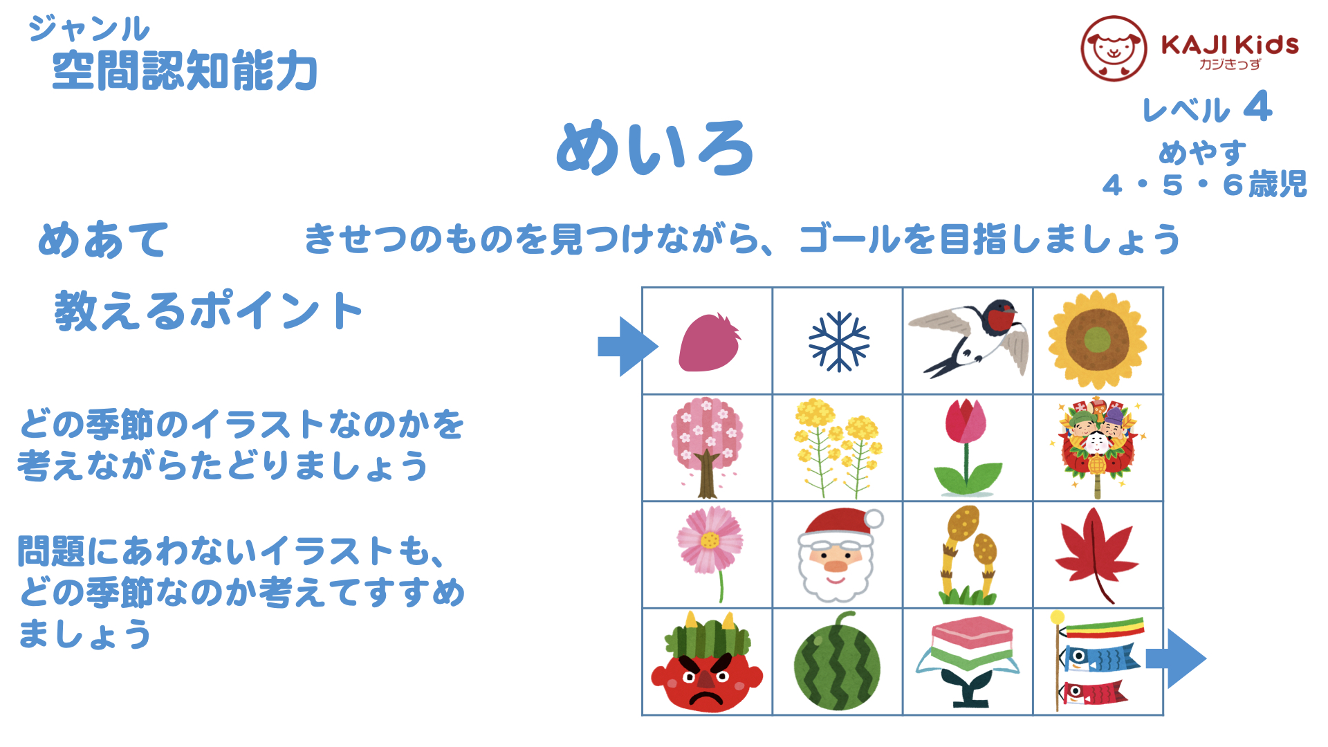 【小学校受験4-15】 迷路 空間認知能力 レベル4【幼児教育演習問題】.001